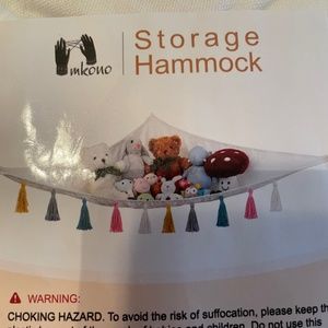 Storage Hammock with Tassel Design